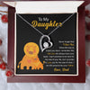 To My Daughter Gift From Dad | This Old Lion Will Always Have Your Back | Forever Love Necklace