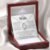 To My Wife | My Dreams Came True | Gift For Her | Forever Love Necklace