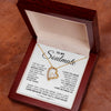 To My Soulmate | I Love You More | Forever Love Necklace