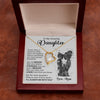 Daughter Always Be With You, Forever Love Necklace, Christmas Gift Idea for Daughter from Mom