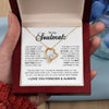 To My Soulmate | You Are My Missing Piece | Romantic Gift Forever Love Necklace