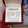 To My Soulmate | My Life My Love My Best Friend | Forever Love Necklace