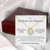 Collier Amour Éternel - À la meilleure des mamies - Je t'aime, ton petit-fils - Cadeau pour Grand-mère