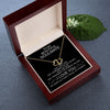Romantic Gift For Your Soulmate | I Remember The Day We Met | Everlasting Love Necklace Solid 10k Gold
