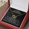 Romantic Gift For Your Soulmate | I Remember The Day We Met | Everlasting Love Necklace Solid 10k Gold