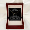 Romantic Gift For Your Soulmate | I Remember The Day We Met | Everlasting Love Necklace Solid 10k Gold