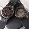 To My Son From Dad | I Pray You'll Always Be Safe | Engraved Wooden Watch
