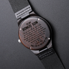 To My Bonus Son | The Gift Of Life | Engraved Wooden Watch