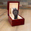 To My Dad | A Great Father | Engraved Wooden Watch