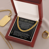 To My Dad | The One Man | Cuban Link Chain