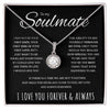 Soulmate If There Is A Time | Romantic Gift For Your Soulmate | Eternal Hope Necklace