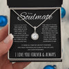 Soulmate If There Is A Time | Romantic Gift For Your Soulmate | Eternal Hope Necklace