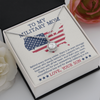 To My Military Mom | Stronger Woman | Eternal Hope Necklace