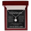 Soulmate If There Is A Time | Romantic Gift For Your Soulmate | Eternal Hope Necklace