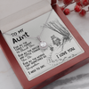 To My Aunt | I Love You | Eternal Hope Necklace