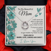 To My Beautiful Mom | My Heart To See | Lucky Necklace