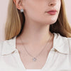 To My Beautiful Daughter | Always keep me in your heart | Love Knot Earring & Necklace Set