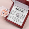 To My Beautiful Daughter | Always keep me in your heart | Love Knot Earring & Necklace Set