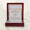 Friend Funny Gift | I'd Shank A Bitch For You | Perfect Pair Necklace