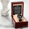 Father-In-Law | Thank You For Raising | Openwork Automatic Watch