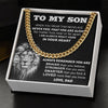 To My Son | Always In Your Heart | Cuban Link Chain For Son