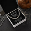 To My Man | Promise Necklace Always Remember | Cuban Link Chain Necklace