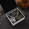 To My Son From Dad | When Life Tries To Knock You Down | Cuban Link Chain Necklace