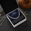 To My Dad | My Strength, My Role Model & My Friend | Cuban Link Chain | Unique Gift For Dad