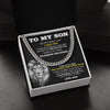 To My Son | I Believe In You | Cuban Link Chain Gift From Dad