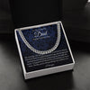 To My Dad | My Strength, My Role Model & My Friend | Cuban Link Chain | Unique Gift For Dad