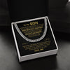 To My Son Gift From Dad | Most Beautiful Chapters | Cuban Link Chain Necklace
