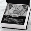 To My Son From Dad | This Old Lion Will Always Have Your Back | Cuban Link Chain