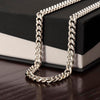 To My Man - The Man Of My Dreams, Cuban Link Chain Gift for Him