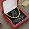 To My Dad | You Motivate Me | Cuban Link Chain