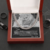 To My Son From Dad | This Old Lion Will Always Have Your Back | Cuban Link Chain