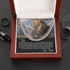 To My Son I Never Forget That I Love You I Cuban Link Chain
