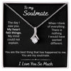 To My Soulmate | I Love You So Much | Alluring Beauty Necklace