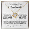 To My Beautiful Soulmate | You Are The Best Thing | Love Knot Necklace