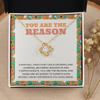 Teacher You Are The Reason Necklace, Gift for Teacher, Special Education teacher gift, Chirstmas gift
