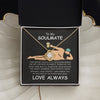 Soulmate Partyin' Best Friend, Love Knot Necklace, Perfect Gift For Her