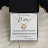 To My Loving Mom | I Am Proud of My Mom | Love Knot Necklace