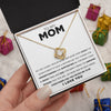 To My Mom | You Are The Most Amazing Person | Love Knot Necklace | Mother's Day Gift