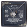 To My Beautiful Daughter | I Love You | Gift For Daughter From Mom | Love Knot Necklace