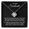 To My Soulmate | To Be Your Last Everything | Love Knot Necklace