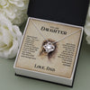 To My Daughter | This Old Lion Will Always Have Your Back | Love Knot Necklace | Gift For Daughter From Dad