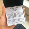 To My Beautiful Wife | You Are The Best Thing | Love Knot Necklace