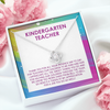 Kindergarten Teacher Necklace, Gift for Teacher, Christmas Teacher gift
