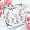 To My Daughter - Love You For The Rest Of Mine, Love Knot Necklace