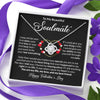 To My Beautiful Soulmate, I Want To Be Your Last Everything, Love Knot Necklace