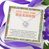 Teacher You Are The Reason Necklace, Gift for Teacher, Special Education teacher gift, Chirstmas gift